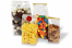 Sachets transparents avec fond plat avec barrettes de fermeture dorée et pastilles adhésives à thème. | PIT Packaging.fr | Paysdesenveloppes
