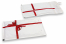 Enveloppes à bulles emballage cadeaux - Blanc avec noeud | PIT Packaging.fr | Paysdesenveloppes