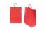 Sacs papier kraft avec anses rondes - rouge vif, 260 x 120 x 350 mm, 90 gr | PIT Packaging.fr | Paysdesenveloppes
