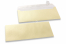 Enveloppes de couleurs nacrées - Champagne, 110 x 220 mm | PIT Packaging.fr | Paysdesenveloppes