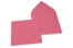 Enveloppes colorées pour cartes de voeux - rose, 155 x 155 mm | PIT Packaging.fr | Paysdesenveloppes