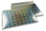 Enveloppes à bulles ECO métallique - argent holografique 320 x 425 mm | PIT Packaging.fr | Paysdesenveloppes