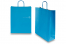 Sacs papier kraft avec anses rondes - bleu, 320 x 120 x 410 mm, 100 gr | PIT Packaging.fr | Paysdesenveloppes