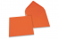 Enveloppes colorées pour cartes de voeux - orange, 155 x 155 mm | PIT Packaging.fr | Paysdesenveloppes