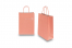 Sacs papier kraft avec anses rondes - rose saumon, 220 x 100 x 310 mm, 90 gr | PIT Packaging.fr | Paysdesenveloppes