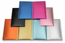 Enveloppes à bulles ECO métallisées mat colorées | PIT Packaging.fr | Paysdesenveloppes