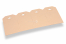 Étiquettes américaines cartonnées - Marron 35 x 70 mm | PIT Packaging.fr | Paysdesenveloppes