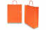 Sacs papier kraft avec anses rondes - orange, 320 x 120 x 410 mm, 100 gr | PIT Packaging.fr | Paysdesenveloppes