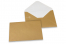 Enveloppes colorées pour cartes de voeux - or, 114 x 162 mm | PIT Packaging.fr | Paysdesenveloppes