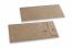 Enveloppes à fermeture Japonaise - 110 x 220 mm, kraft brun | PIT Packaging.fr | Paysdesenveloppes