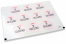 Pastilles adhésives thème amour - Te quiero | PIT Packaging.fr | Paysdesenveloppes