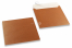 Enveloppes de couleurs nacrées - Cuivre, 170 x 170 mm | PIT Packaging.fr | Paysdesenveloppes