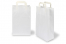 Sacs papier kraft avec anses plates - blanc, 220 x 105 x 360 mm | PIT Packaging.fr | Paysdesenveloppes