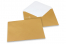 Enveloppes colorées pour cartes de voeux - or, 162 x 229 mm | PIT Packaging.fr | Paysdesenveloppes