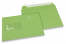 Enveloppes à fenêtre colorées - Vert pomme, 162 x 229 mm (A5), fenêtre à gauche, format de la fenêtre 45 x 90 mm, position de la fenêtre 20 mm à partir de la gauche / 60 mm bord en bas, fermeture par bande adhésive, papier de 120 grammes | PIT Packaging.fr | Paysdesenveloppes
