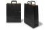 Sacs papier kraft avec anses plates - noir, 320 x 140 x 420 mm | PIT Packaging.fr | Paysdesenveloppes