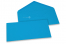 Enveloppes colorées pour cartes de voeux - bleu océan, 110 x 220 mm | PIT Packaging.fr | Paysdesenveloppes
