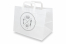 Sacs en papier pour la vente à emporter - blanc + snacks | PIT Packaging.fr | Paysdesenveloppes