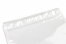 Exemple de la bande de scellage de la scelleuse thermique Type 302LM sur un sachet stand-up transparent : matériau à 2 couches 12PET/80PE  | PIT Packaging.fr | Paysdesenveloppes