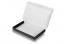 Boîte postale pliante noire extra-plate - avec intérieur blanc | PIT Packaging.fr | Paysdesenveloppes