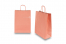 Sacs papier kraft avec anses rondes - rose saumon, 260 x 120 x 350 mm, 90 gr | PIT Packaging.fr | Paysdesenveloppes