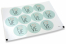 Pastilles adhésives thème amour - love bleu clair | PIT Packaging.fr | Paysdesenveloppes
