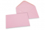Enveloppes colorées pour cartes de voeux - rose clair, 133 x 184 mm | PIT Packaging.fr | Paysdesenveloppes