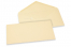 Enveloppes colorées pour cartes de voeux - blanc ivoire, 110 x 220 mm | PIT Packaging.fr | Paysdesenveloppes
