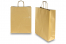 Sacs papier kraft avec anses rondes - or, 320 x 120 x 410 mm, 100 gr | PIT Packaging.fr | Paysdesenveloppes