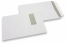 Enveloppes à fenêtre, blanche, 229 x 324 mm (C4), fenêtre à gauche 40 x 110 mm, position de la fenêtre à 20 mm du gauche et à 60 mm du haut, 120 grammes, fermeture gommée | PIT Packaging.fr | Paysdesenveloppes