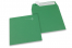 Enveloppes papier colorées - Vert foncé, 160 x 160 mm | PIT Packaging.fr | Paysdesenveloppes
