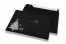 Enveloppes colorées pour Noël - Noir, avec sapin de Noël | PIT Packaging.fr | Paysdesenveloppes