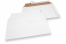 Enveloppes carton ondulé blanc - 245 x 345 mm | PIT Packaging.fr | Paysdesenveloppes