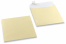 Enveloppes de couleurs nacrées - Champagne, 170 x 170 mm | PIT Packaging.fr | Paysdesenveloppes