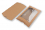 Boîtes oreiller en kraft - 162 x 229 mm - avec fenêtre 120 x 180 mm | PIT Packaging.fr | Paysdesenveloppes