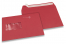 Enveloppes à fenêtre colorées - Rouge, 162 x 229 mm (A5), fenêtre à gauche, format de la fenêtre 45 x 90 mm, position de la fenêtre 20 mm à partir de la gauche / 60 mm bord en bas, fermeture par bande adhésive, papier de 120 grammes | PIT Packaging.fr | Paysdesenveloppes