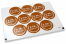 Pastilles adhésives thème baptême - il mio battesimo marron avec la guirlande blanche | PIT Packaging.fr | Paysdesenveloppes