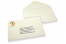 Enveloppes crème pour cartes de voeux - example imprimé | PIT Packaging.fr | Paysdesenveloppes