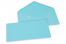 Enveloppes colorées pour cartes de voeux - bleu ciel, 110 x 220 mm | PIT Packaging.fr | Paysdesenveloppes