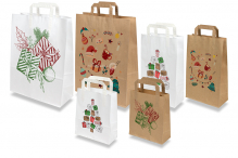 Sacs papier kraft pour Noël | PIT Packaging.fr | Paysdesenveloppes