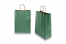 Sacs papier kraft avec anses rondes - vert foncé métallisé, 260 x 120 x 350 mm, 90 gr | PIT Packaging.fr | Paysdesenveloppes