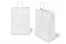 Sacs papier kraft avec anses rondes - blanc, 260 x 120 x 350 mm, 90 gr | PIT Packaging.fr | Paysdesenveloppes