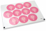 Pastilles adhésives thème communion - croix rose | PIT Packaging.fr | Paysdesenveloppes