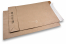 Sacs à soufflet avec bande adhésive - marron | PIT Packaging.fr | Paysdesenveloppes
