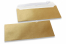 Enveloppes de couleurs nacrées - Or, 110 x 220 mm | PIT Packaging.fr | Paysdesenveloppes