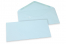 Enveloppes colorées pour cartes de voeux - bleu clair, 110 x 220 mm | PIT Packaging.fr | Paysdesenveloppes