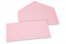Enveloppes colorées pour cartes de voeux - rose clair, 110 x 220 mm | PIT Packaging.fr | Paysdesenveloppes