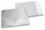 Enveloppes aluminium métallisées mat - argent 165 x 165 mm | PIT Packaging.fr | Paysdesenveloppes