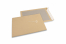Enveloppes dos carton - 320 x 420 mm, recto kraft marron 120 gr, dos duplex gris 450 gr, fermeture adhésive | PIT Packaging.fr | Paysdesenveloppes