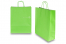 Sacs papier kraft avec anses rondes - vert, 320 x 120 x 410 mm, 100 gr | PIT Packaging.fr | Paysdesenveloppes
